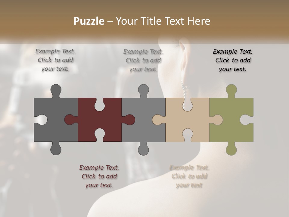 Artist Paparazzi Woman PowerPoint Template