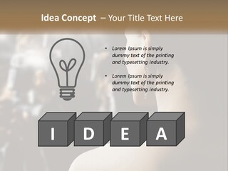 Artist Paparazzi Woman PowerPoint Template