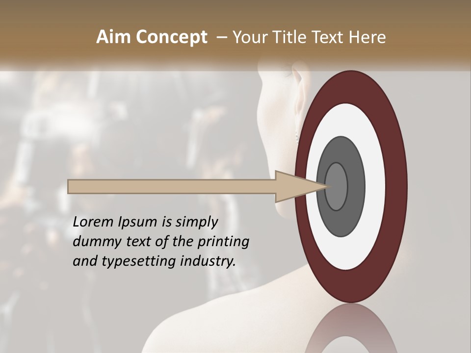 Artist Paparazzi Woman PowerPoint Template