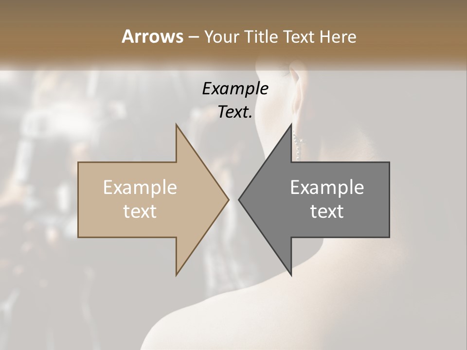 Artist Paparazzi Woman PowerPoint Template