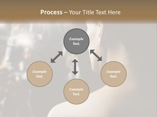 Artist Paparazzi Woman PowerPoint Template