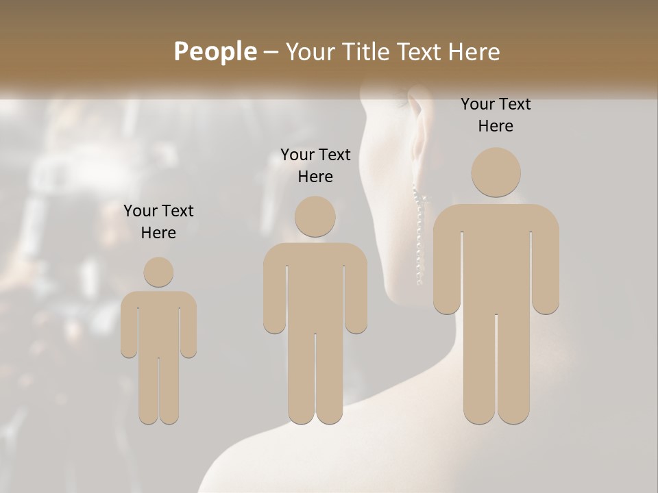 Artist Paparazzi Woman PowerPoint Template