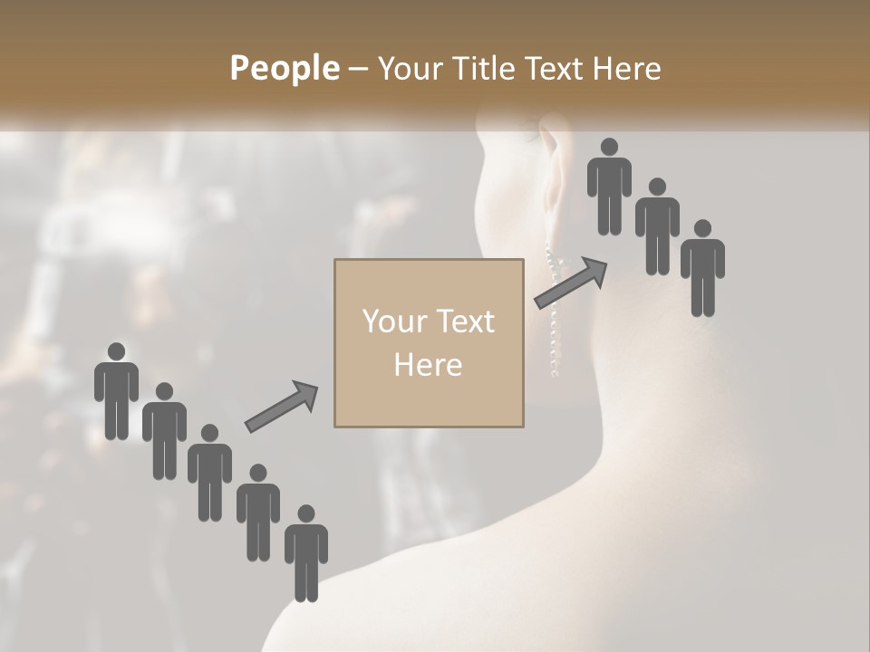 Artist Paparazzi Woman PowerPoint Template