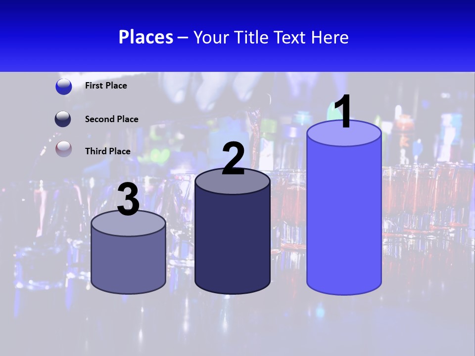 Barman Glass Tequila PowerPoint Template