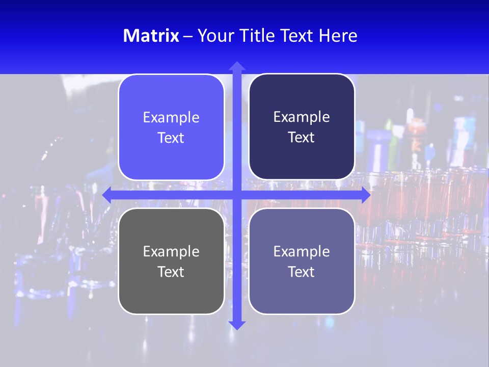 Barman Glass Tequila PowerPoint Template