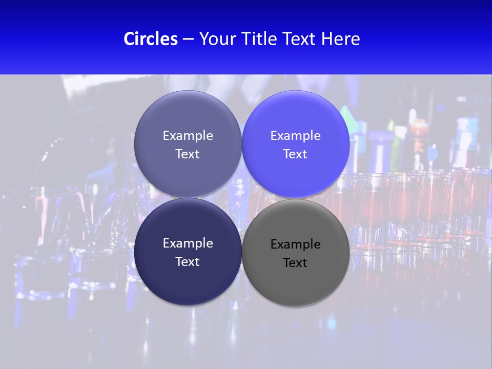 Barman Glass Tequila PowerPoint Template