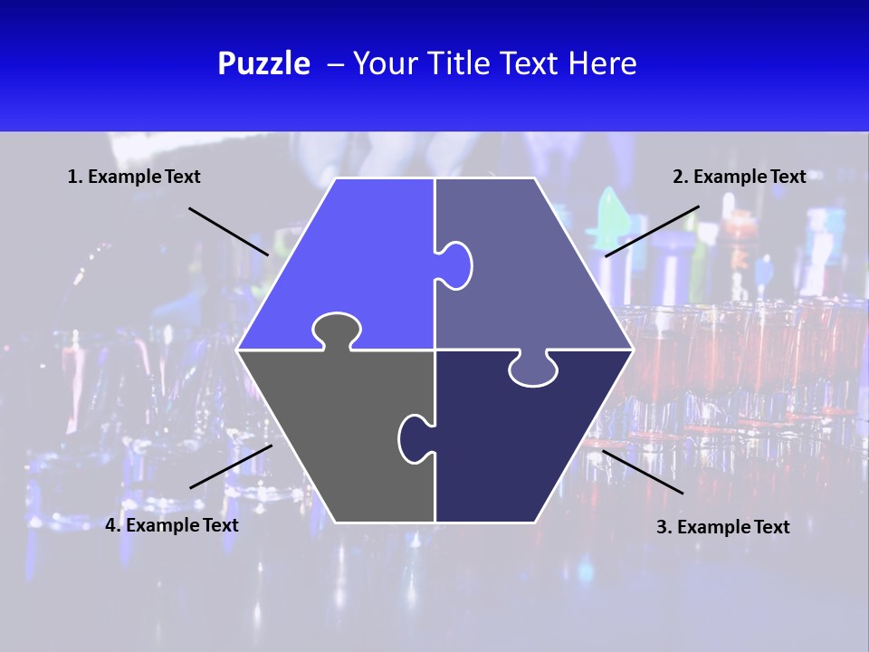 Barman Glass Tequila PowerPoint Template