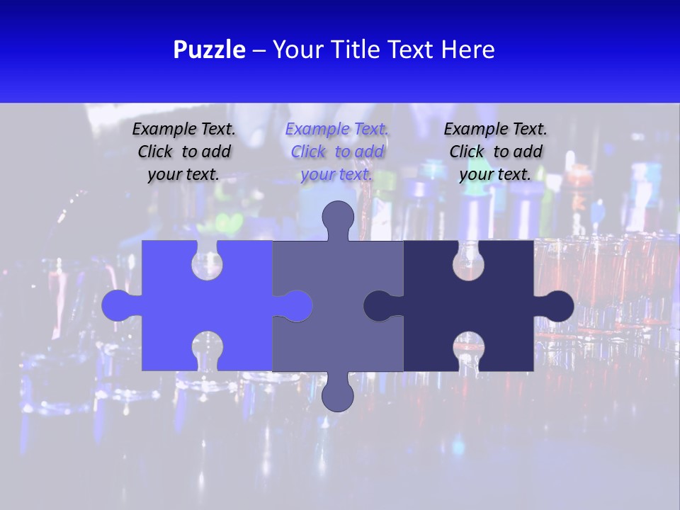 Barman Glass Tequila PowerPoint Template