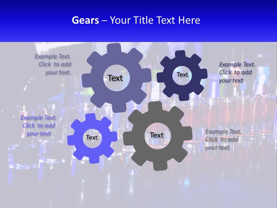 Barman Glass Tequila PowerPoint Template