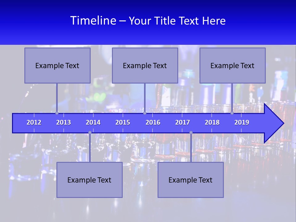 Barman Glass Tequila PowerPoint Template