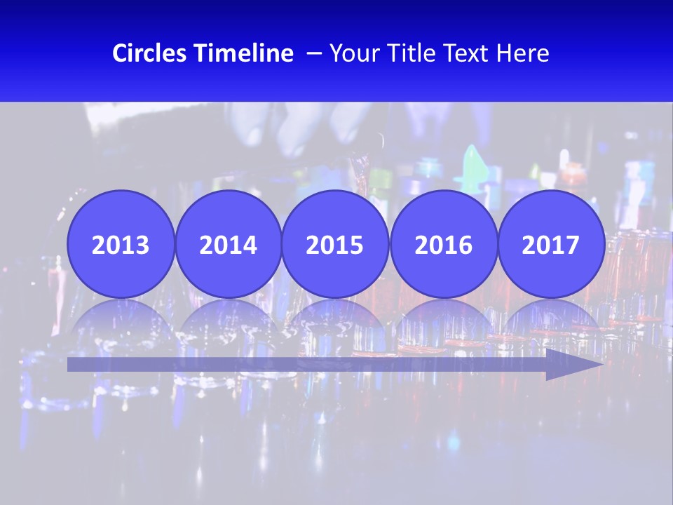 Barman Glass Tequila PowerPoint Template