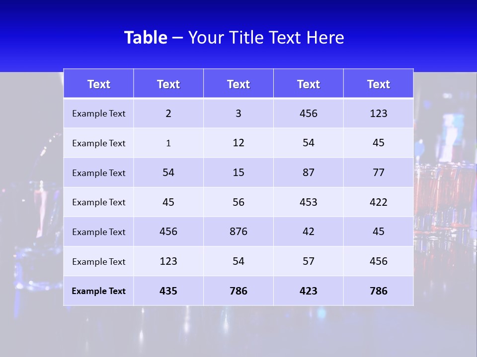 Barman Glass Tequila PowerPoint Template