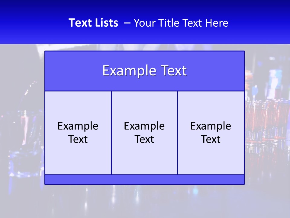 Barman Glass Tequila PowerPoint Template
