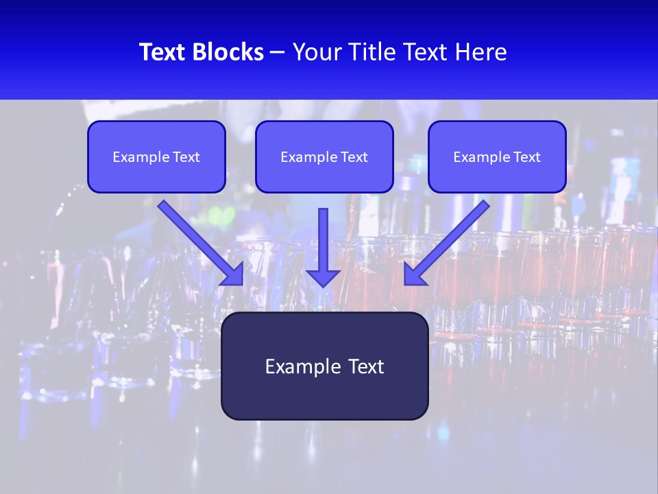 Barman Glass Tequila PowerPoint Template
