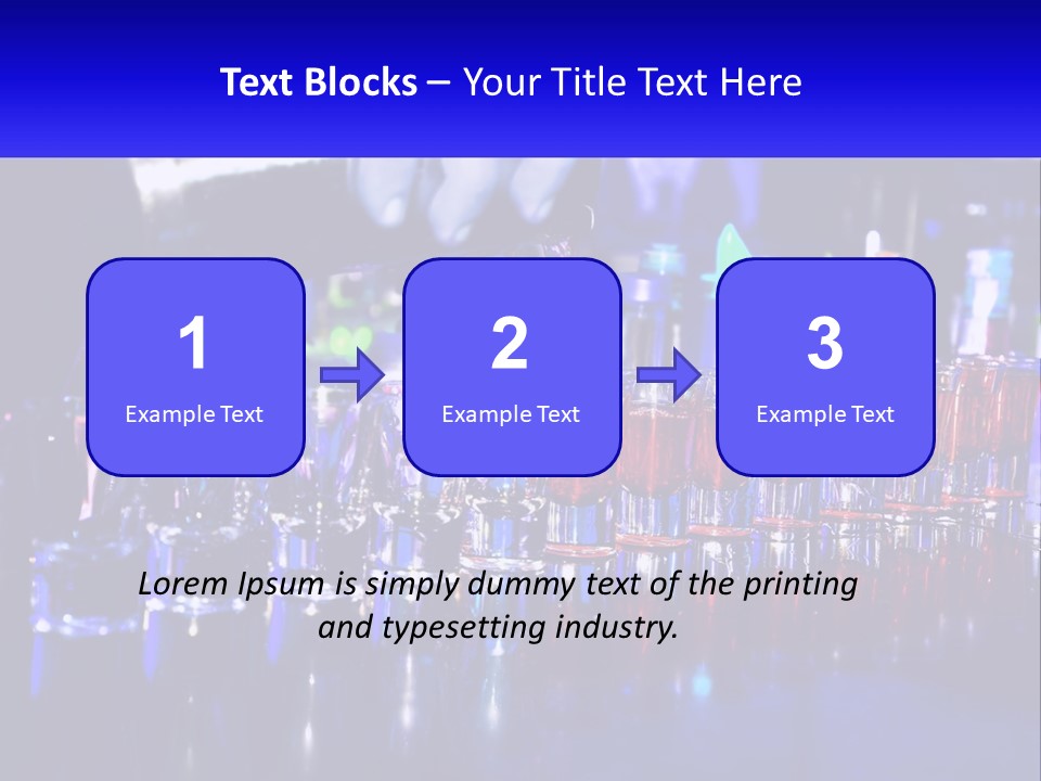 Barman Glass Tequila PowerPoint Template