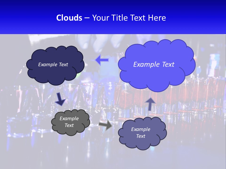 Barman Glass Tequila PowerPoint Template