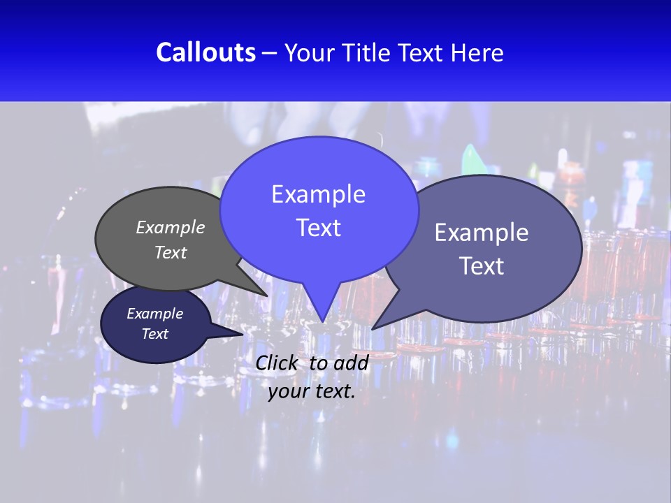 Barman Glass Tequila PowerPoint Template