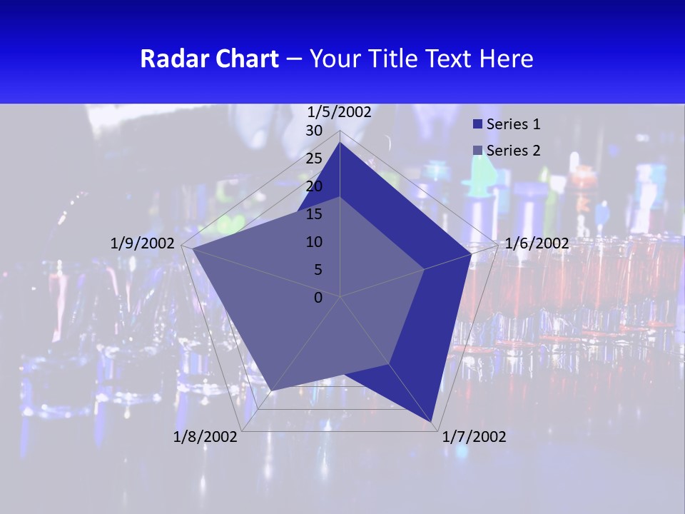 Barman Glass Tequila PowerPoint Template
