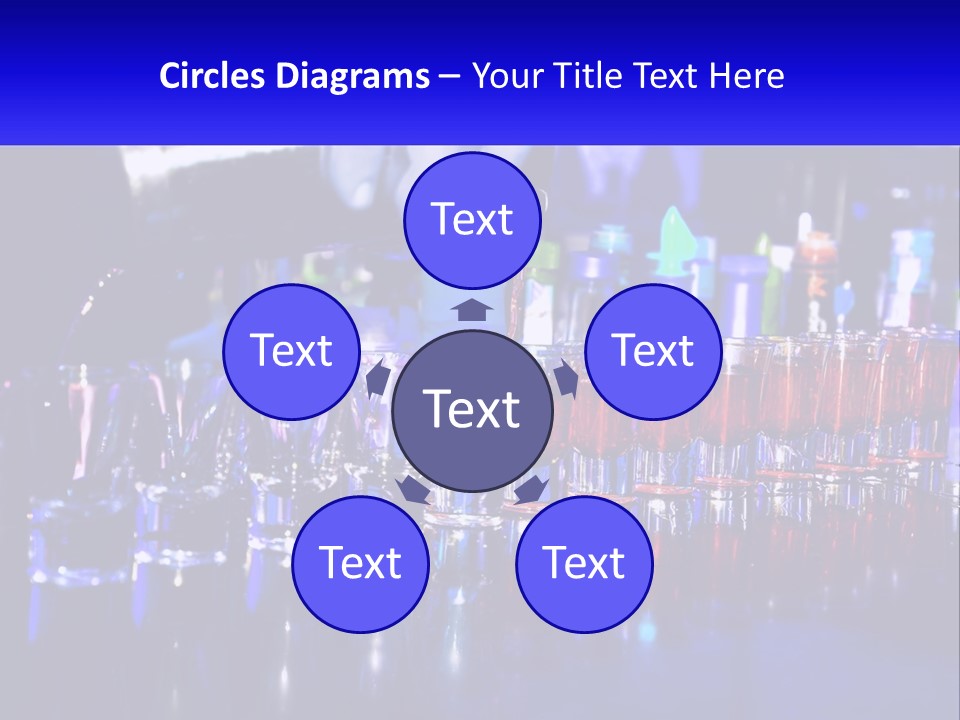 Barman Glass Tequila PowerPoint Template