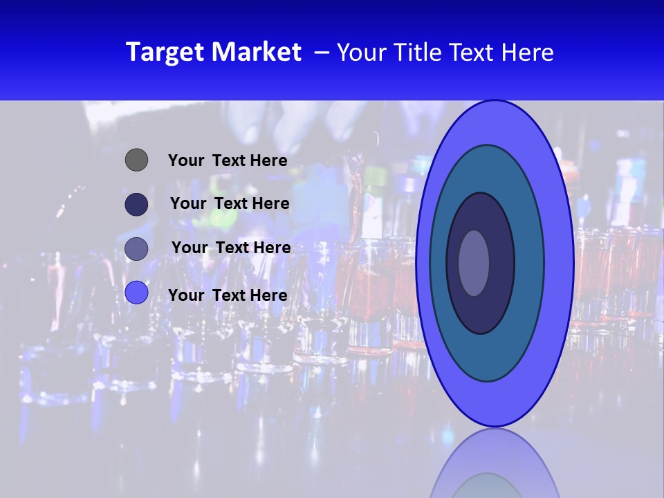 Barman Glass Tequila PowerPoint Template