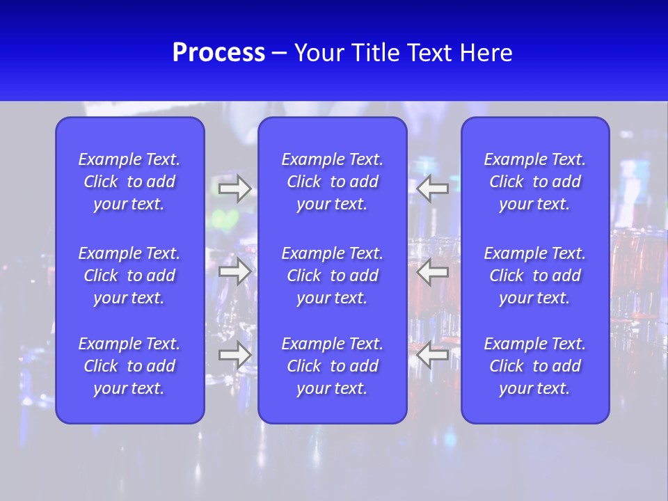 Barman Glass Tequila PowerPoint Template