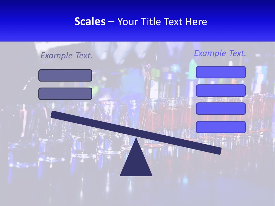 Barman Glass Tequila PowerPoint Template