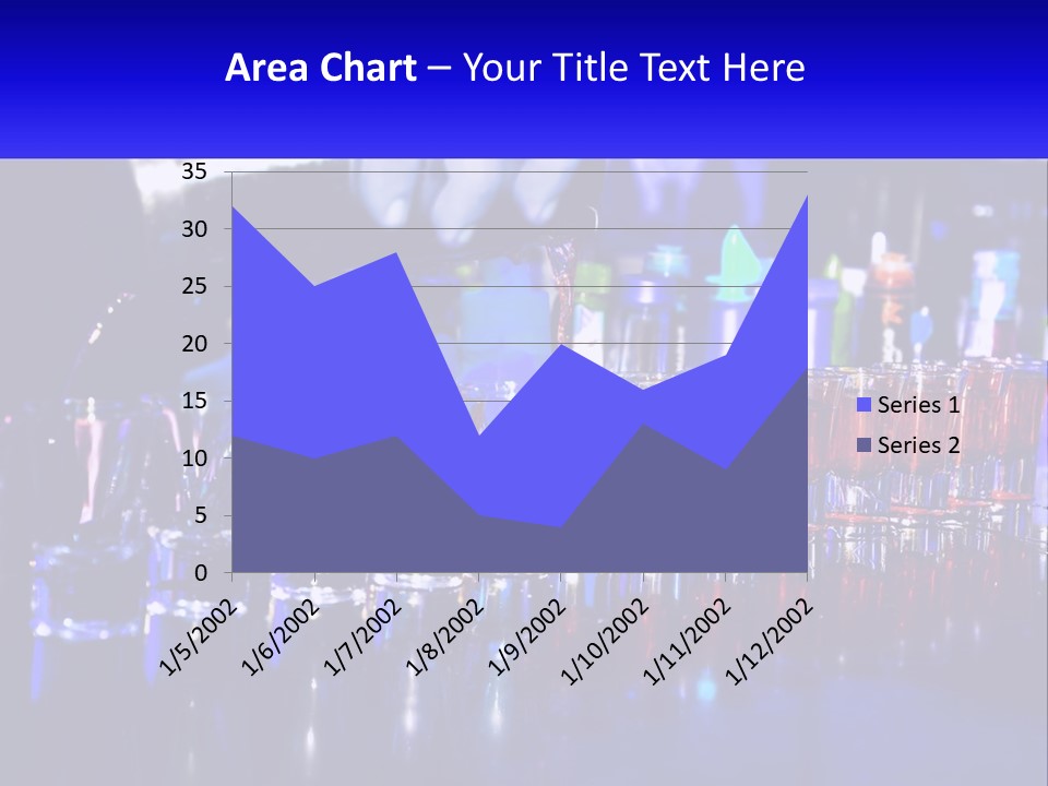 Barman Glass Tequila PowerPoint Template