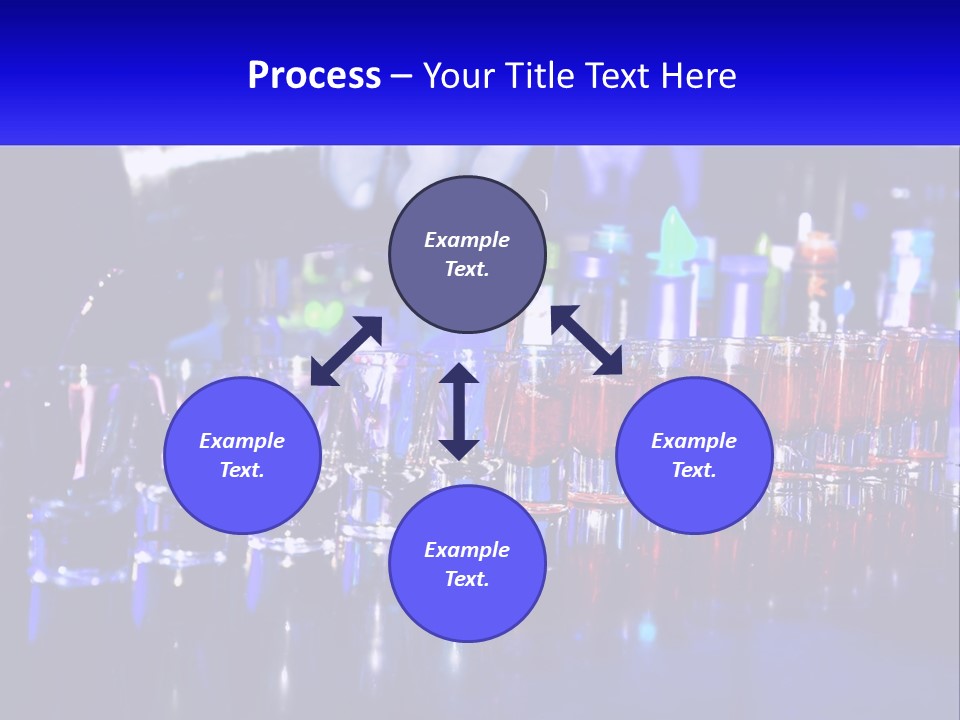 Barman Glass Tequila PowerPoint Template