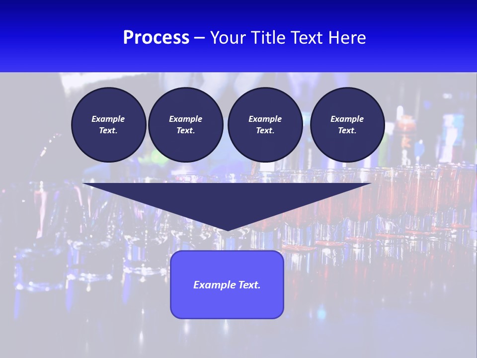 Barman Glass Tequila PowerPoint Template