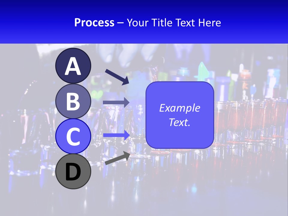 Barman Glass Tequila PowerPoint Template