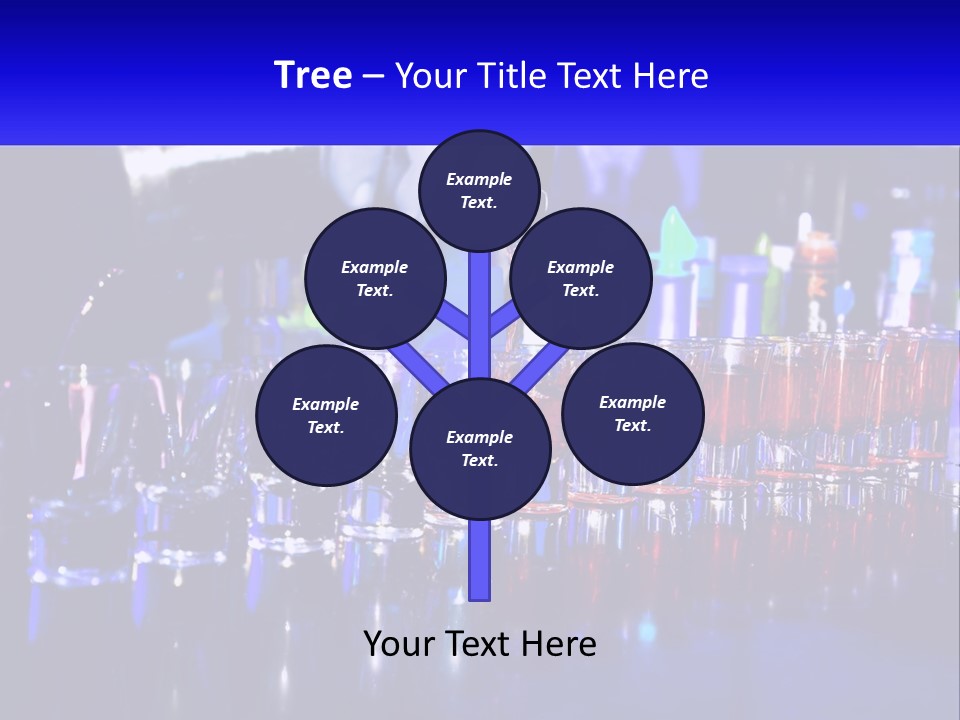 Barman Glass Tequila PowerPoint Template