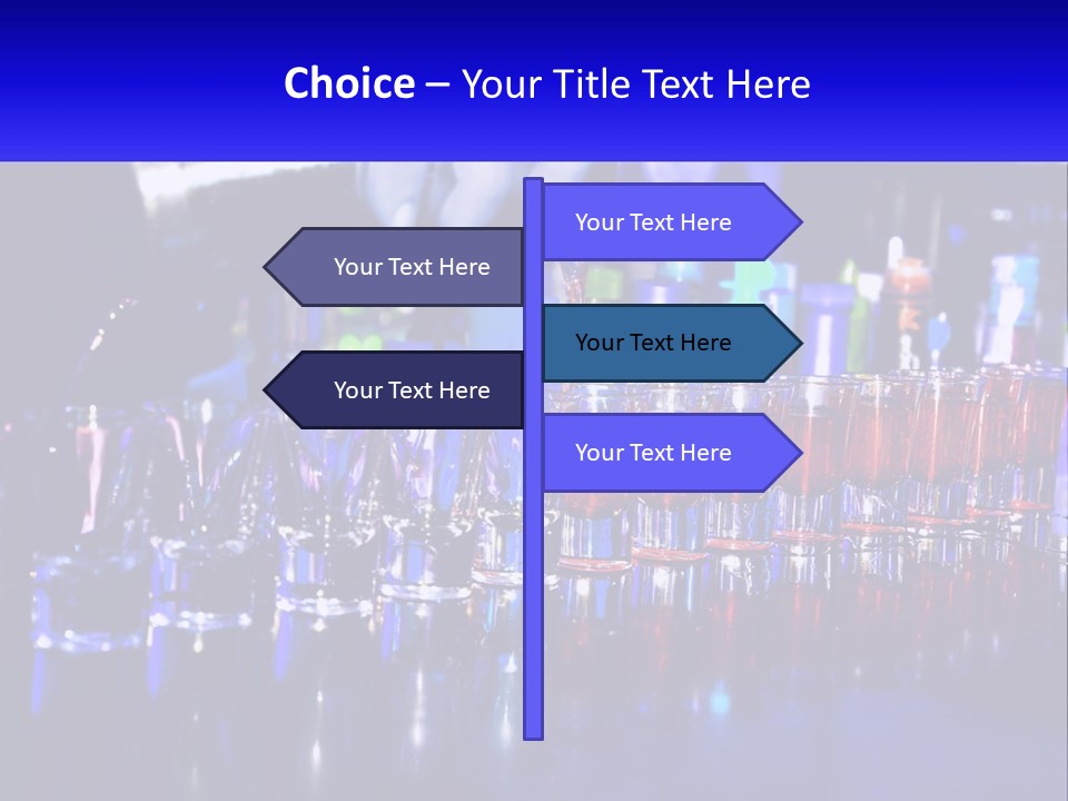Barman Glass Tequila PowerPoint Template