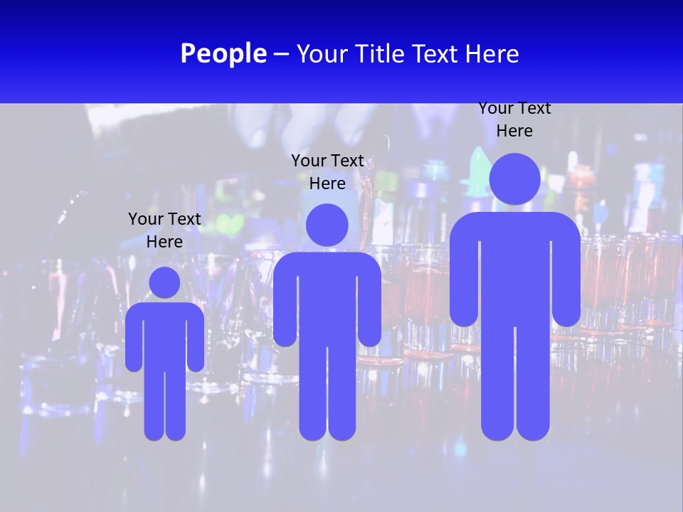 Barman Glass Tequila PowerPoint Template