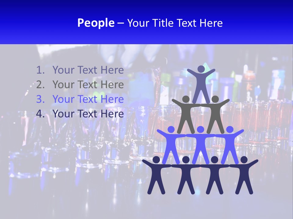 Barman Glass Tequila PowerPoint Template