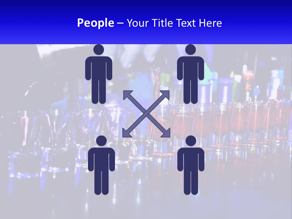 Barman Glass Tequila PowerPoint Template