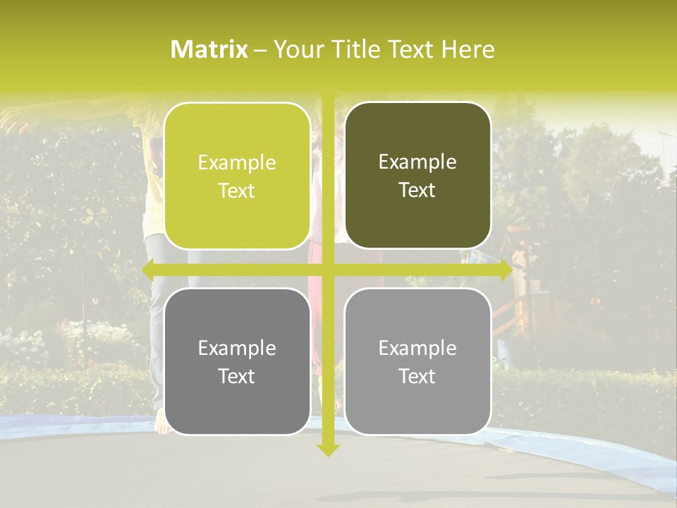 Kid Bounce Cheerful PowerPoint Template