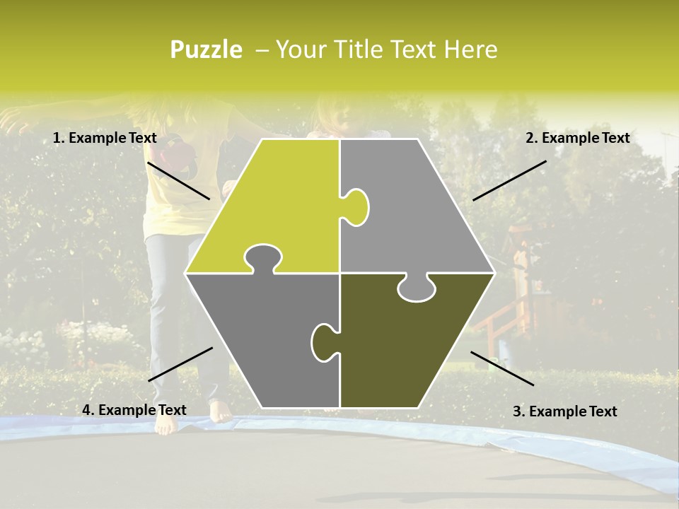 Kid Bounce Cheerful PowerPoint Template