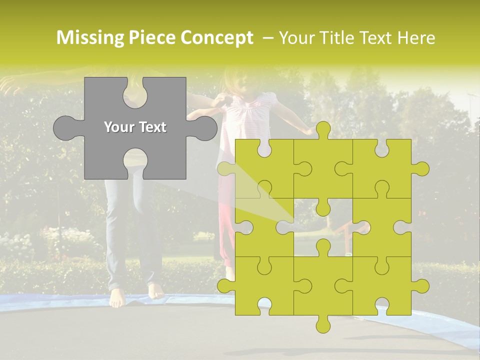 Kid Bounce Cheerful PowerPoint Template