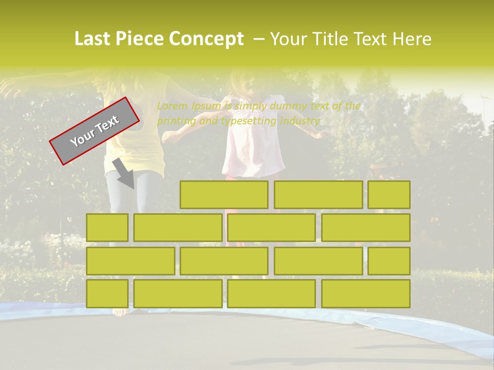 Kid Bounce Cheerful PowerPoint Template