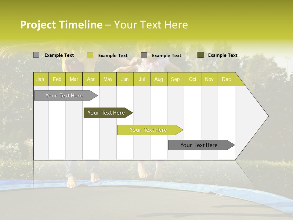 Kid Bounce Cheerful PowerPoint Template