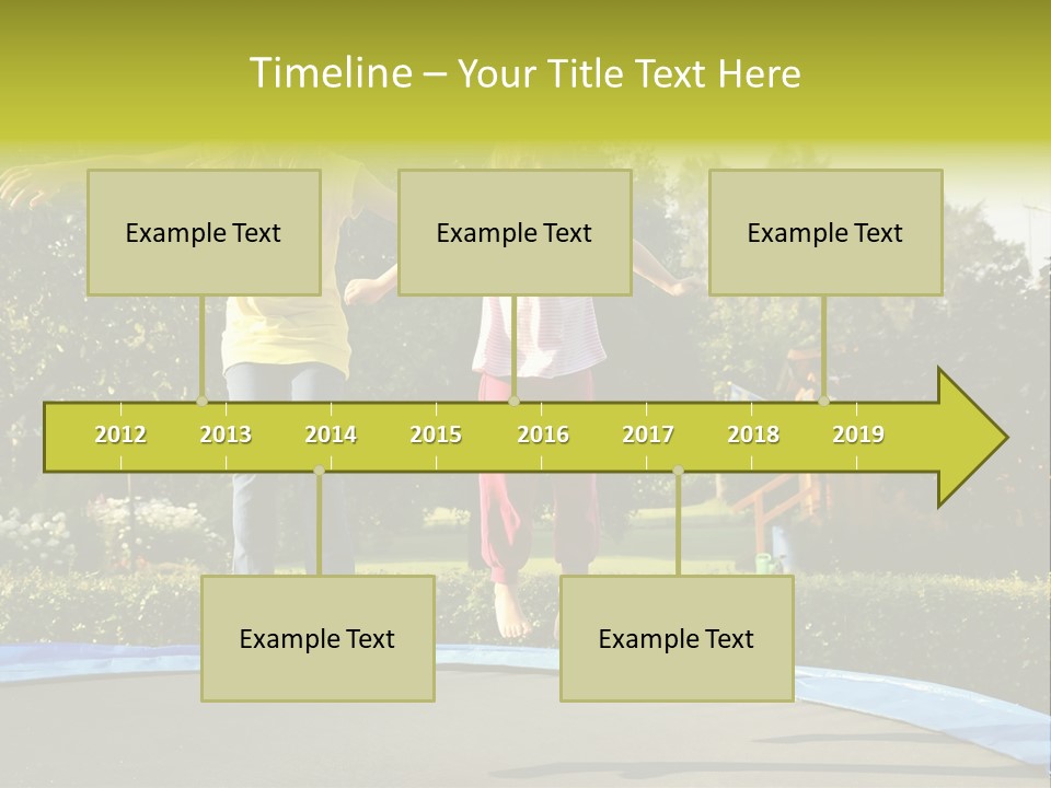 Kid Bounce Cheerful PowerPoint Template