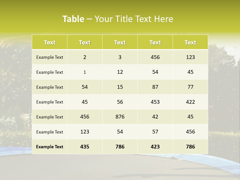 Kid Bounce Cheerful PowerPoint Template