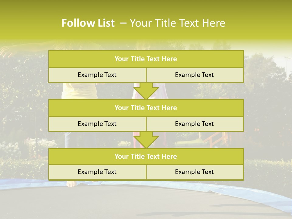 Kid Bounce Cheerful PowerPoint Template