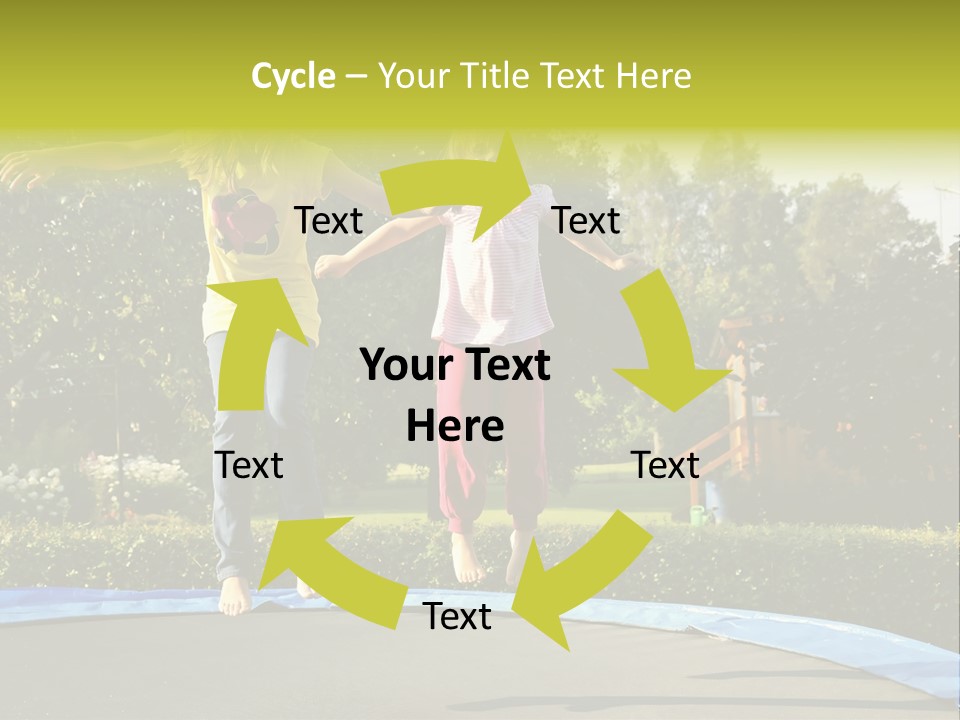 Kid Bounce Cheerful PowerPoint Template