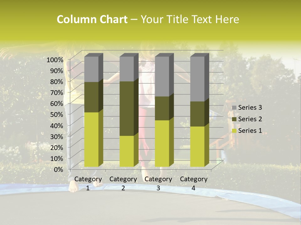 Kid Bounce Cheerful PowerPoint Template