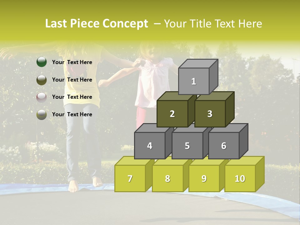 Kid Bounce Cheerful PowerPoint Template