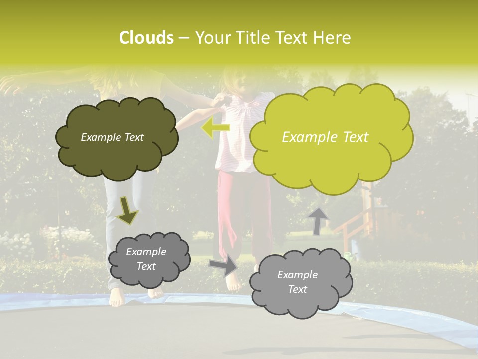 Kid Bounce Cheerful PowerPoint Template