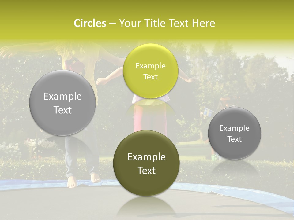 Kid Bounce Cheerful PowerPoint Template