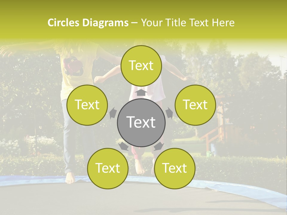 Kid Bounce Cheerful PowerPoint Template