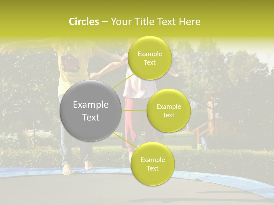 Kid Bounce Cheerful PowerPoint Template